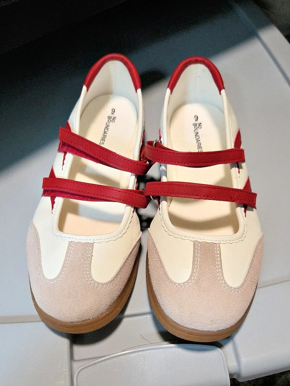No Boundaries Color Block Mary Jane Flats US 9